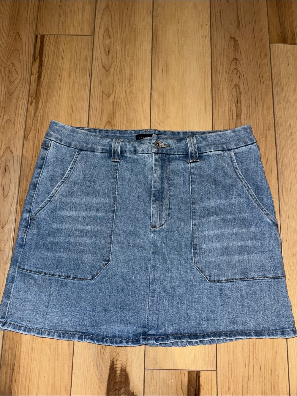 Sanctuary Light Blue Denim Mini Skirt Size 31